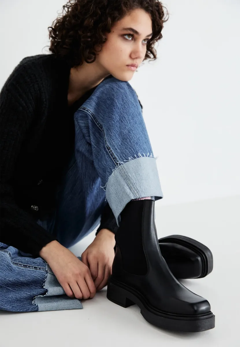 CHURRO - Plateaustiefelette - black