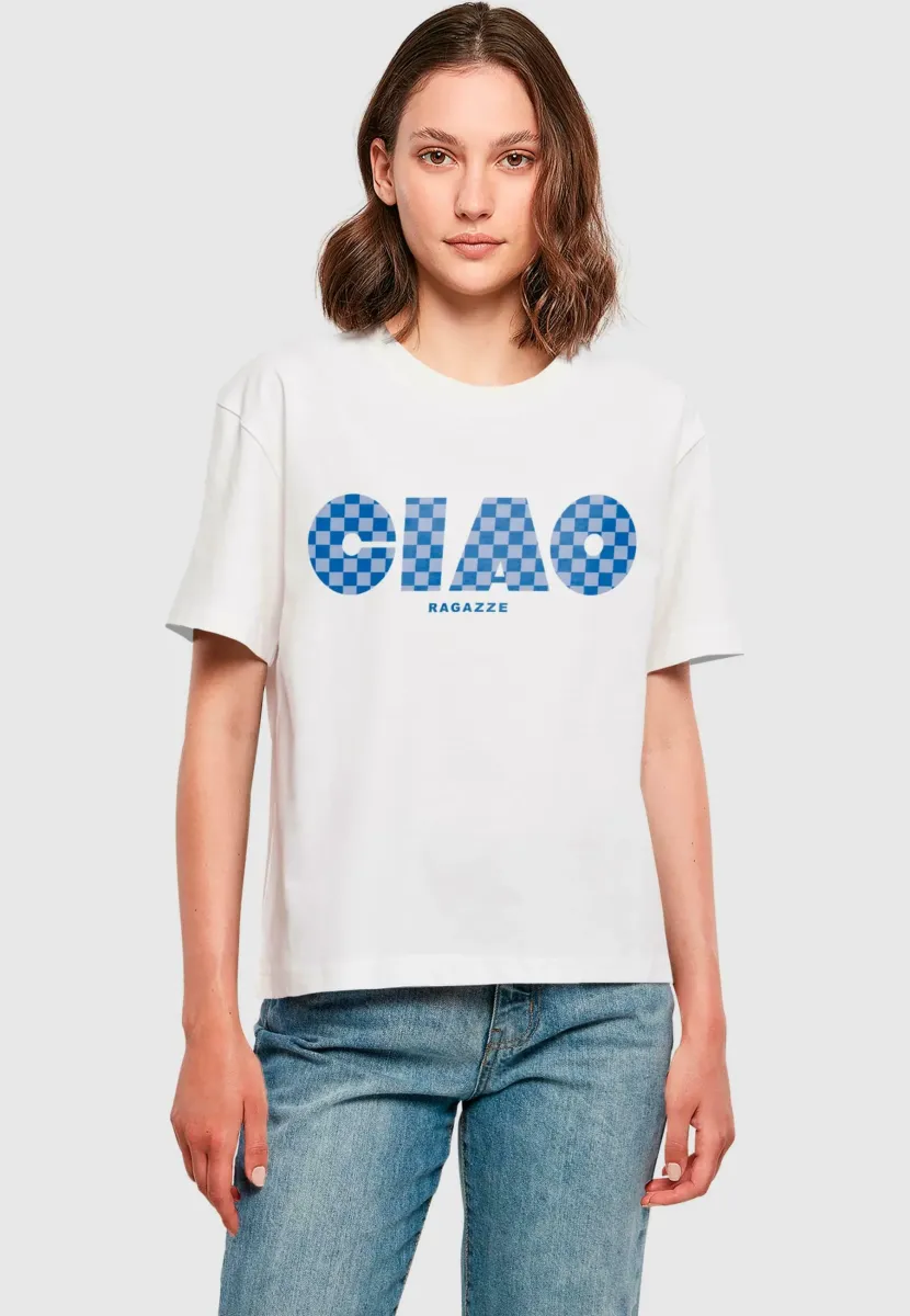 CIAO - T-Shirt print - white