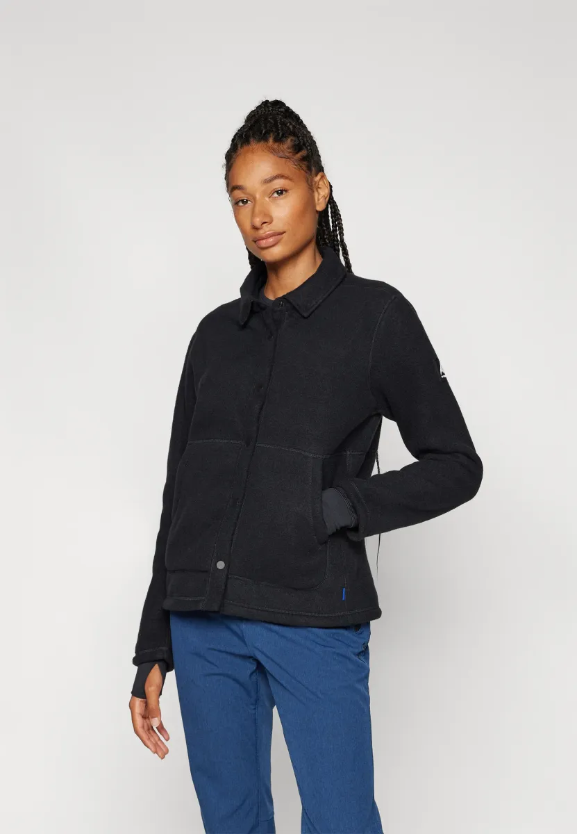 CINDER SNAP SHRT - Fleecejacke - true black