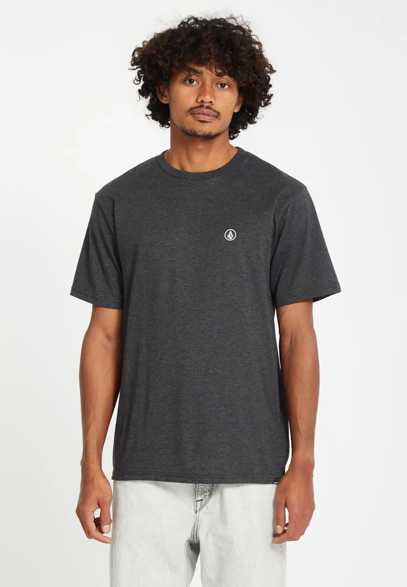 CIRCLE BLANKS - T-Shirt basic - heather black