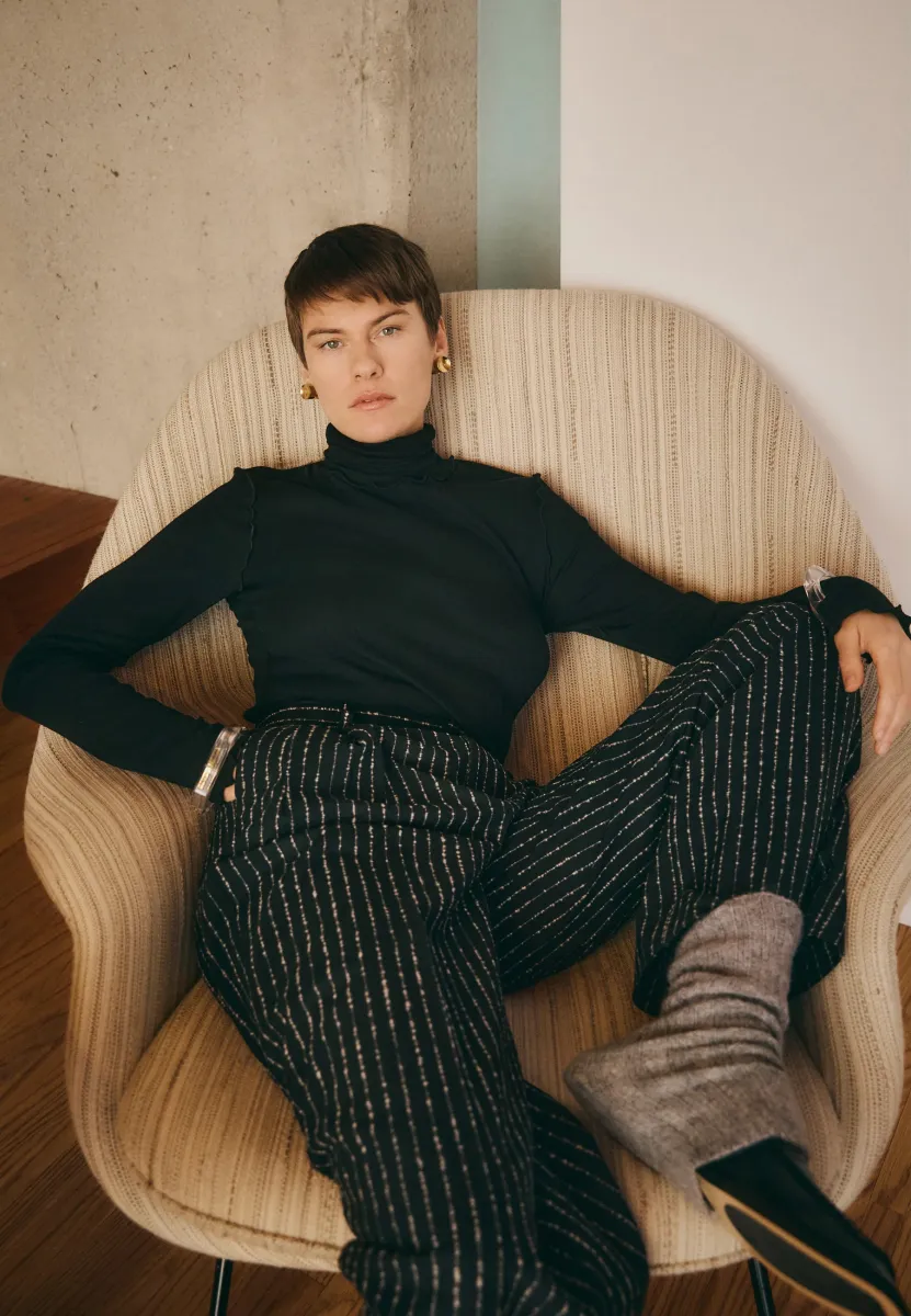 CISNE  - Langarmshirt - black