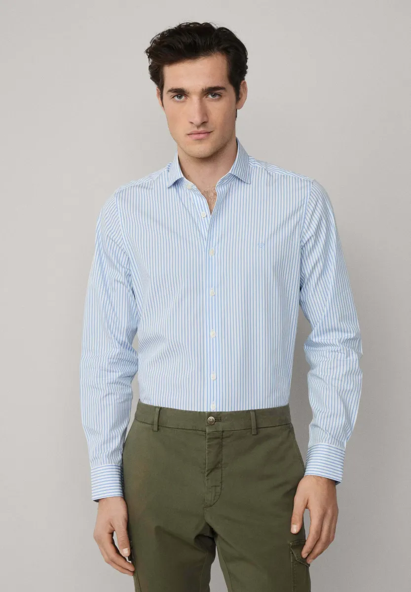 CITY BENGAL STRIPE - Hemd - sky blue