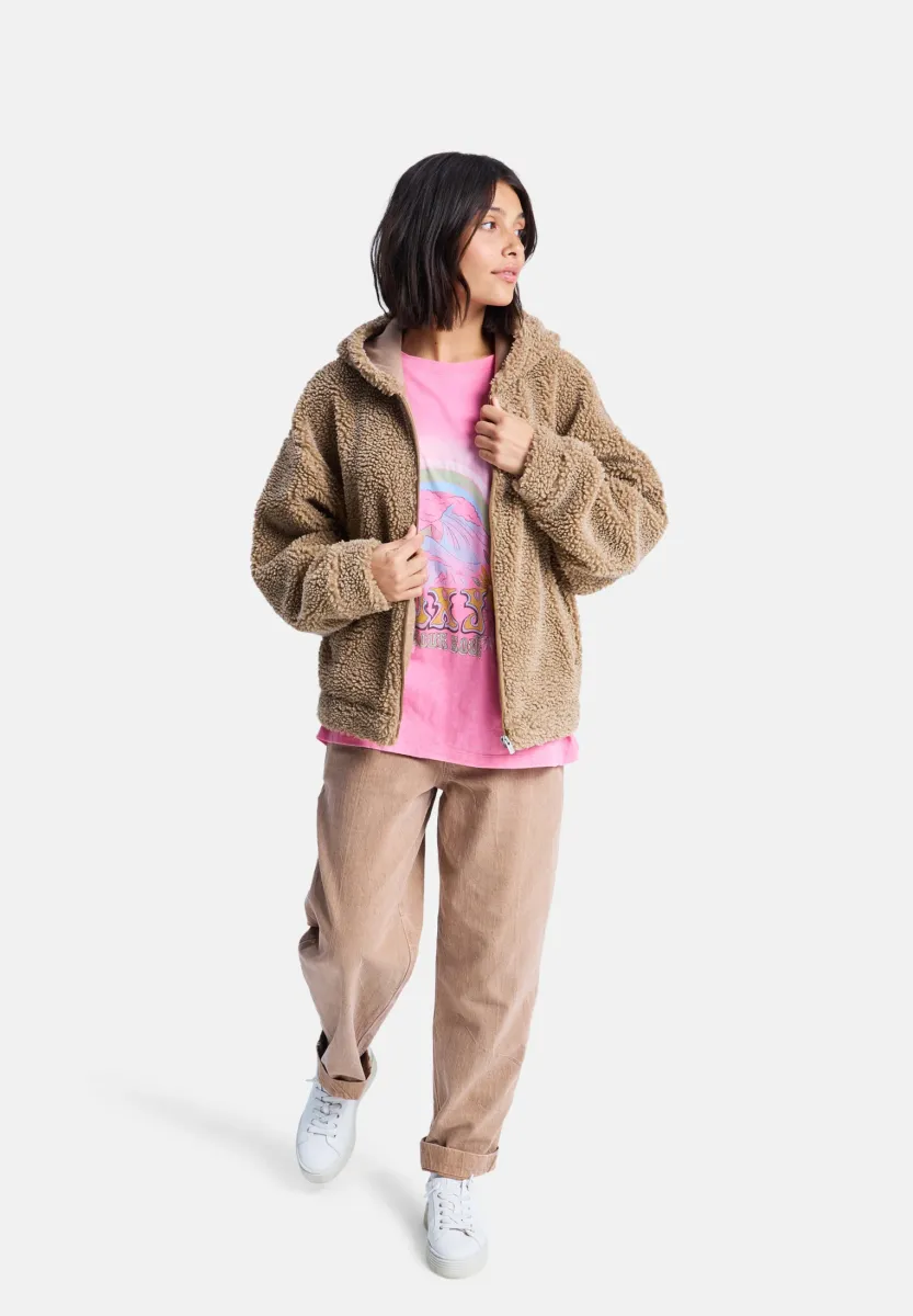 CITY TRACK - Fleecejacke - woodsmoke