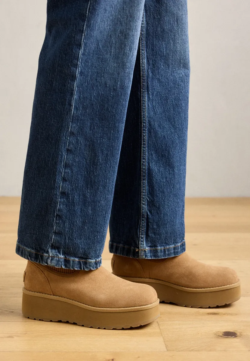 CITYFUNC UNISEX - Plateaustiefelette - chestnut