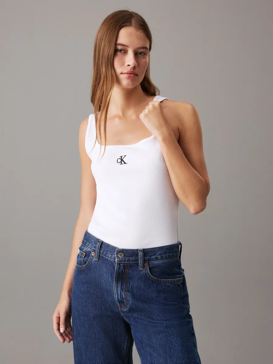 CK TANK - Top - bright white