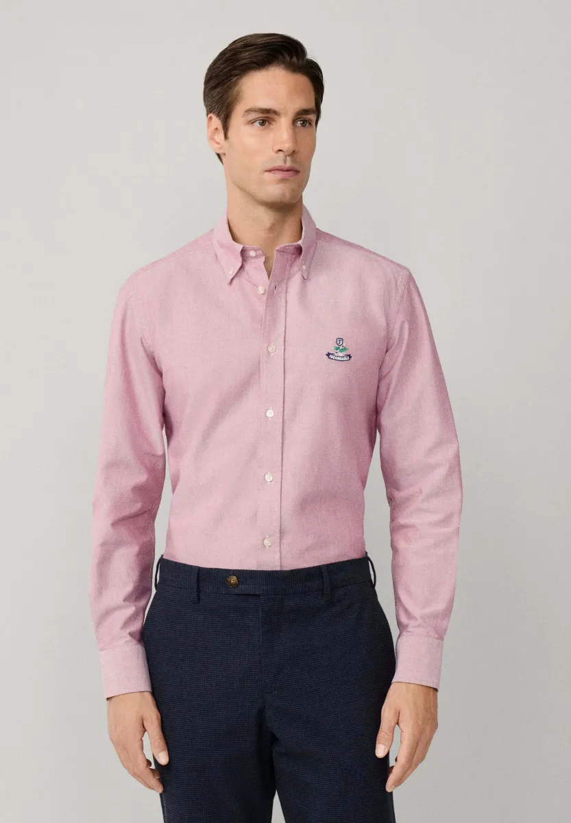 CL BD BIRD YALE OXF - Hemd - berry red