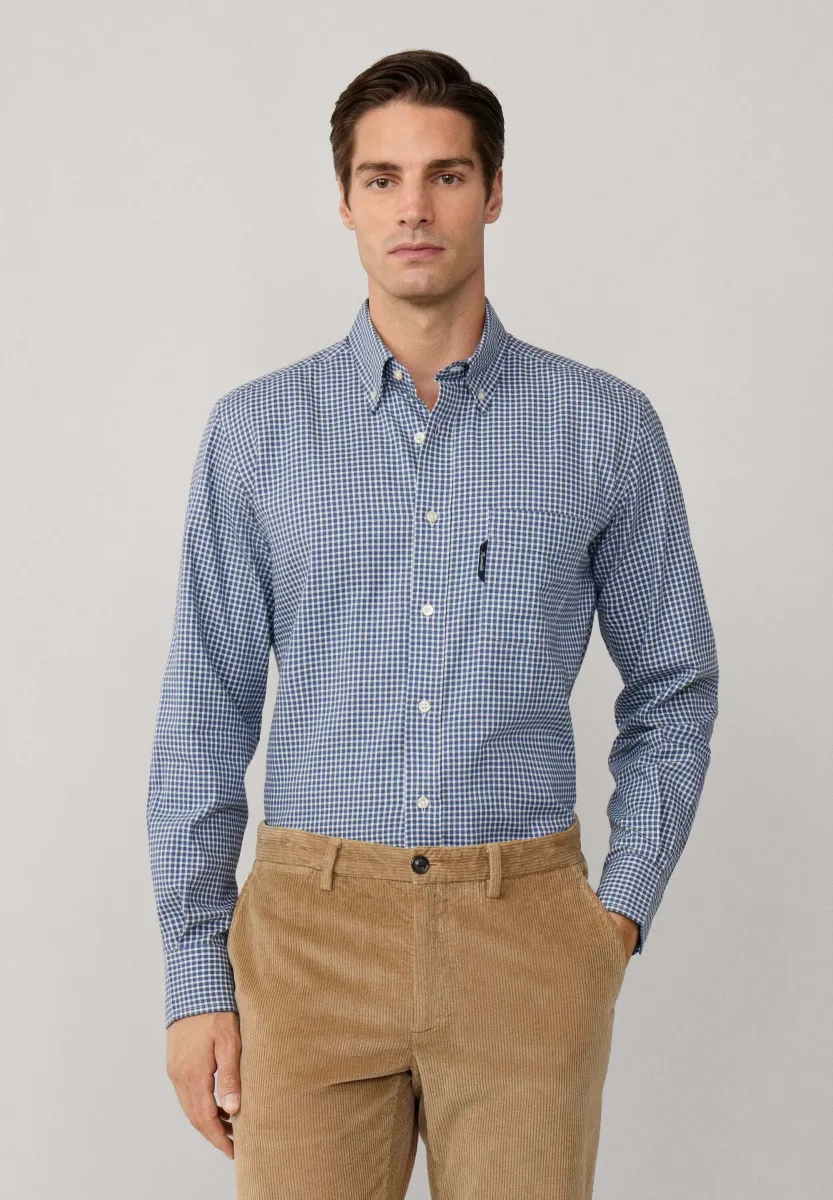 CL BD BRUSH TWL GING - Hemd - pop blue