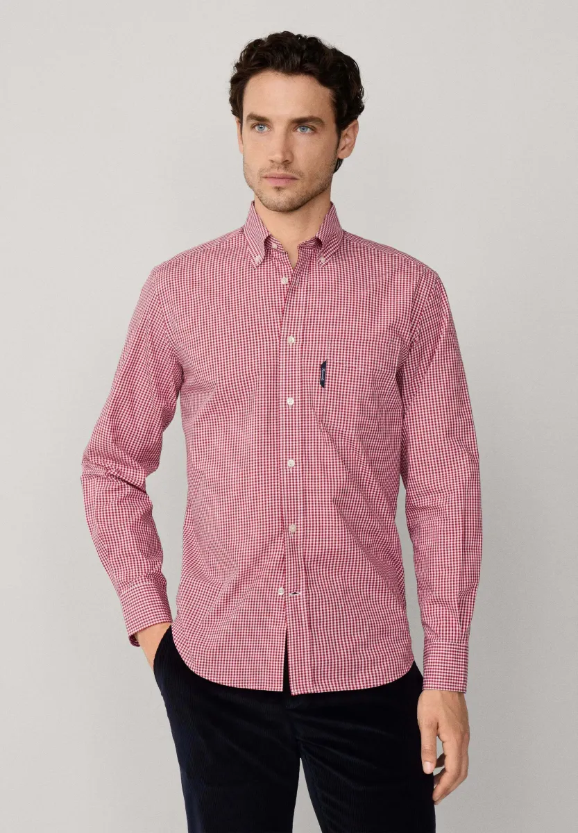 CL BD GINGH POP - Hemd - berry red