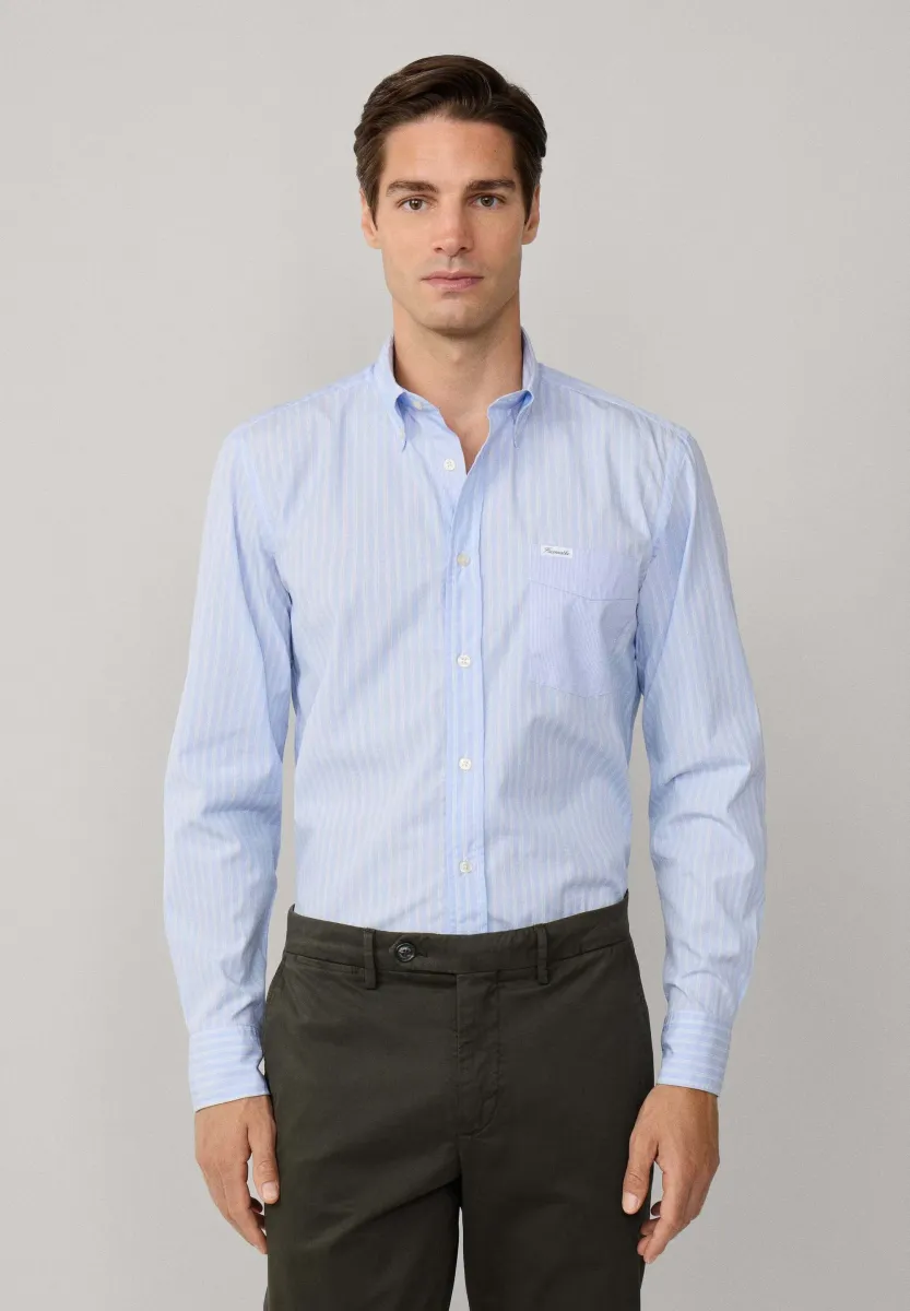 CL BD REG MIC STP PK - Hemd - horizon blue