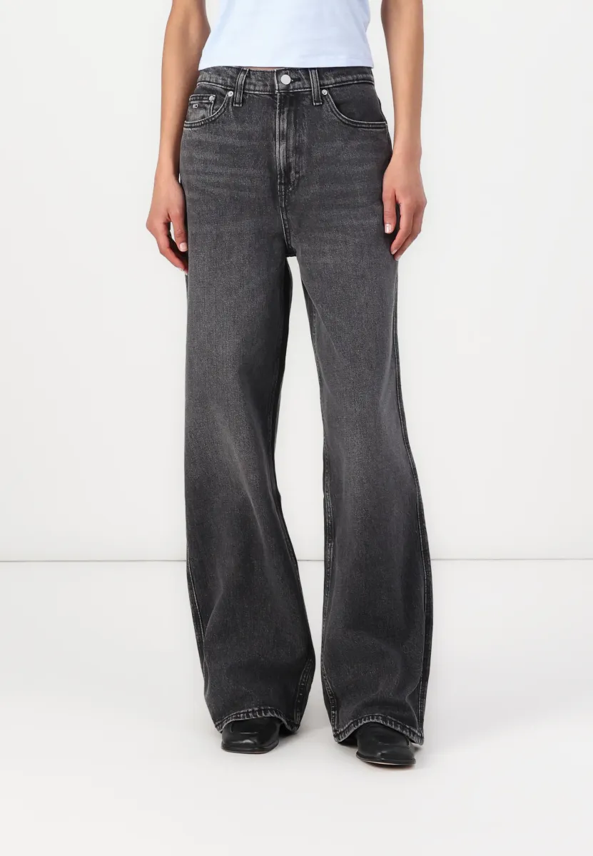 CLAIRE  - Wide Leg - denim black