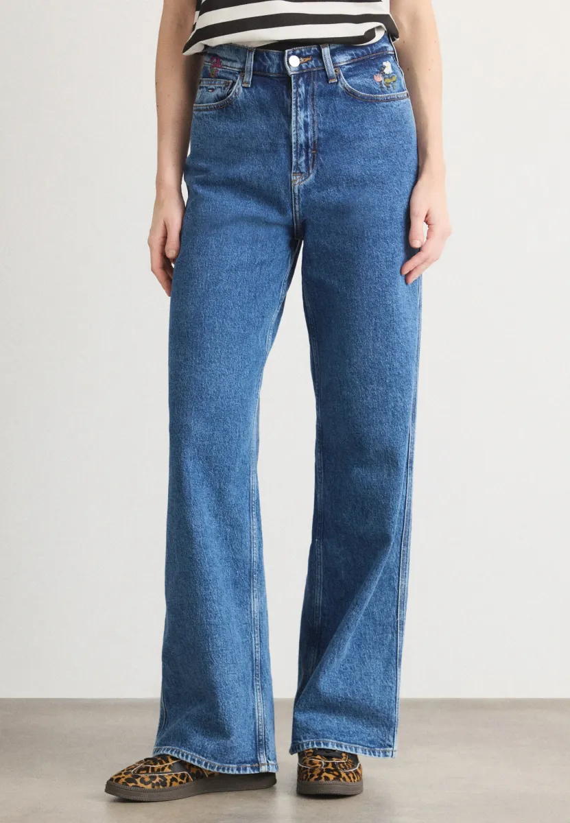 CLAIRE  - Wide Leg - denim medium