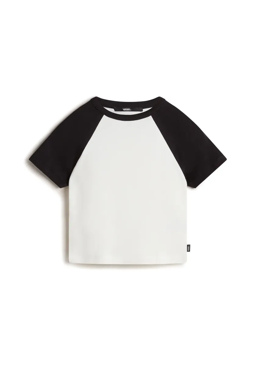 CLARE RAGLAN - T-Shirt print - white black