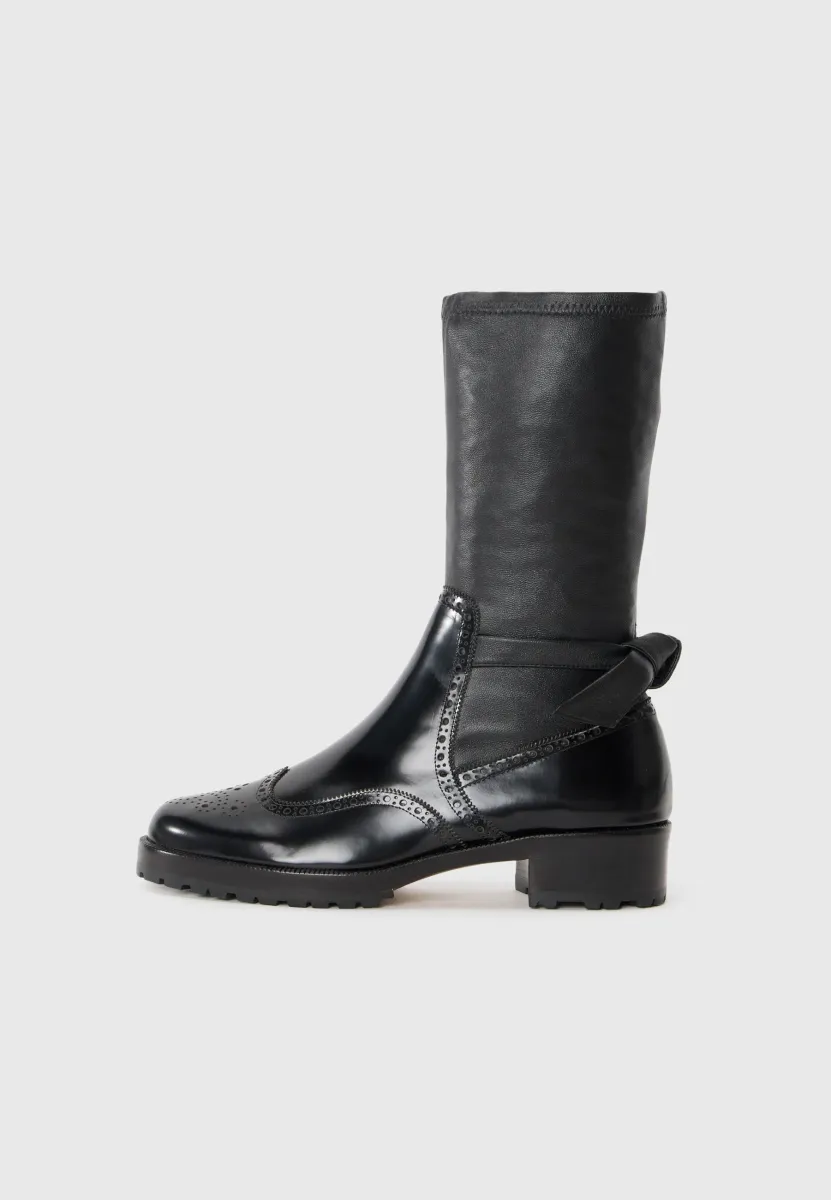 CLARITA - Cowboy-/Bikerboot - black