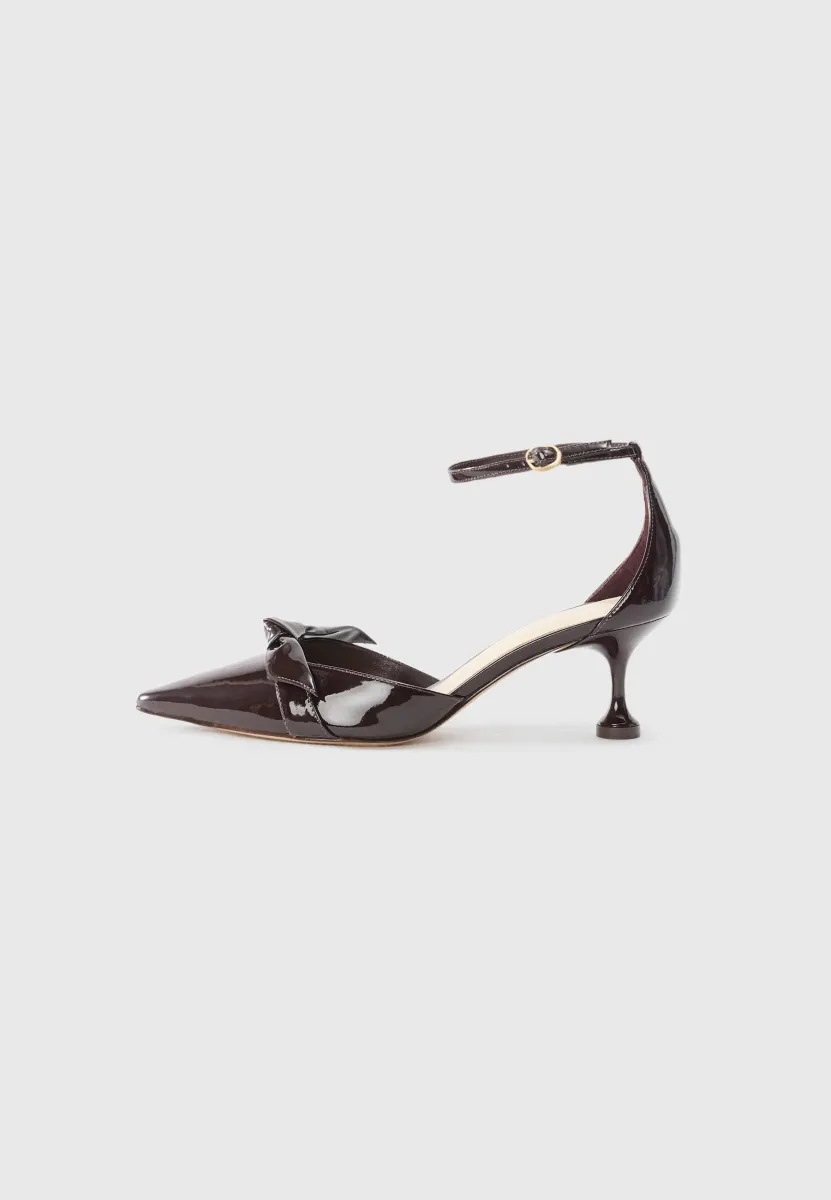 CLARITA FLARE - Pumps - dark plum