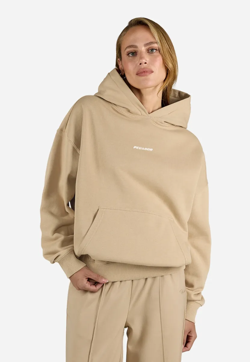 CLARITA - Sweatshirt - cappuccino/white