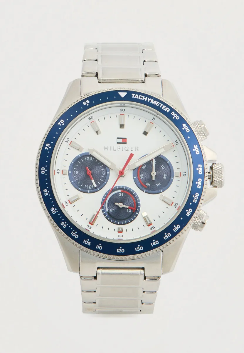 CLARK - Chronograph - silver-coloured/white