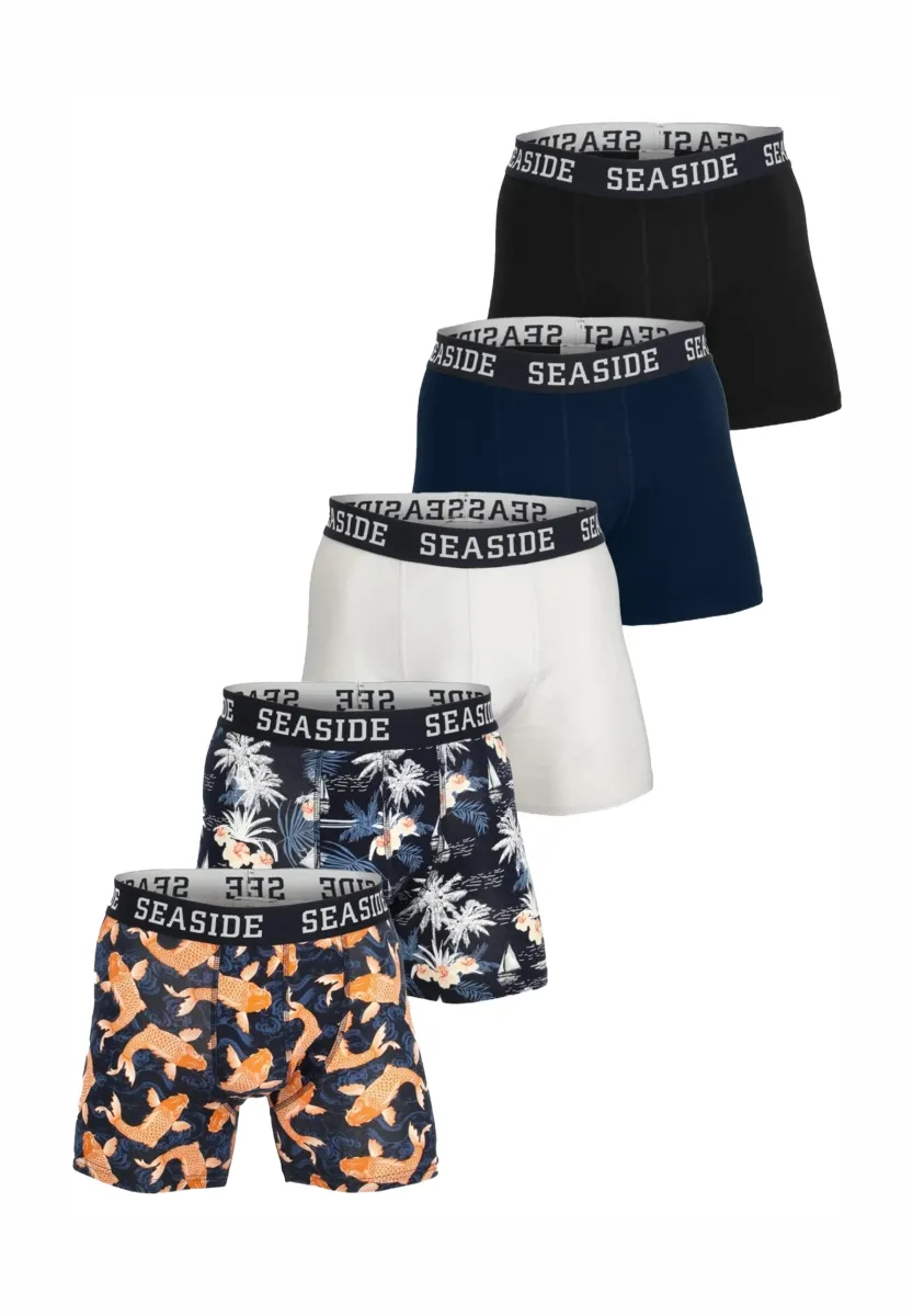 CLASSI 5 PACK - Boxer Briefs - navy palmboat mix