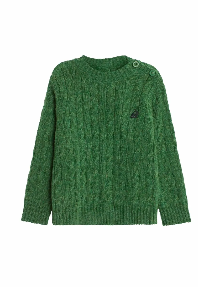 CLASSIC CABLE - REGULAR FIT - Strickpullover - khaki