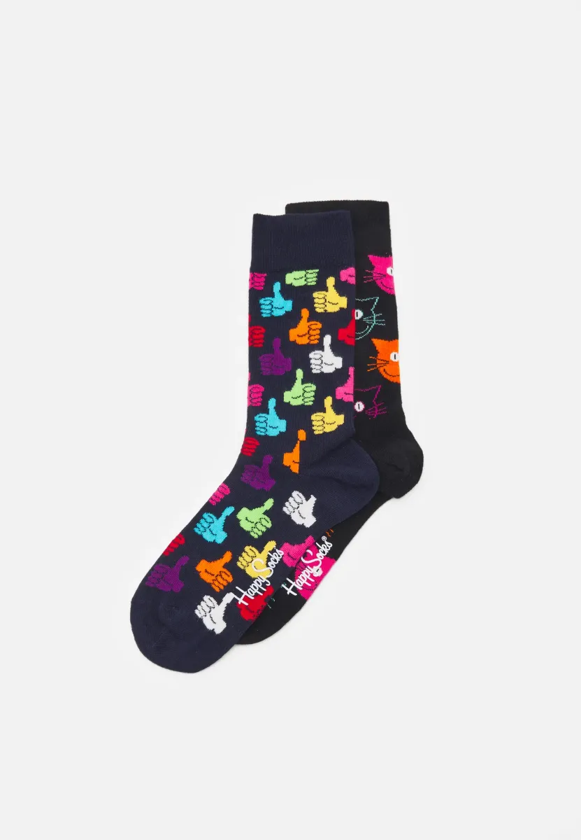 CLASSIC CAT SOCKS UNISEX 2 PACK - Socken - multi coloured