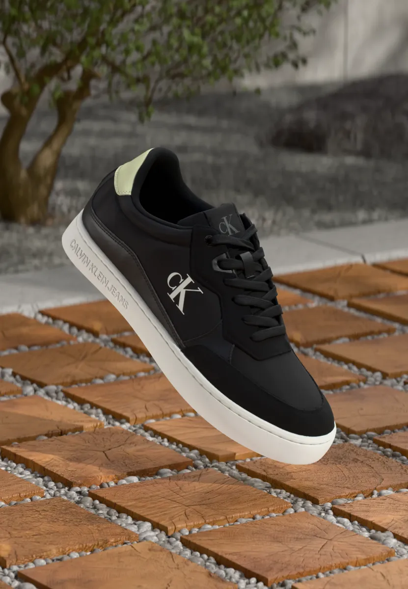 CLASSIC CUPSOLE - Sneaker low - black/white jade/wild lime