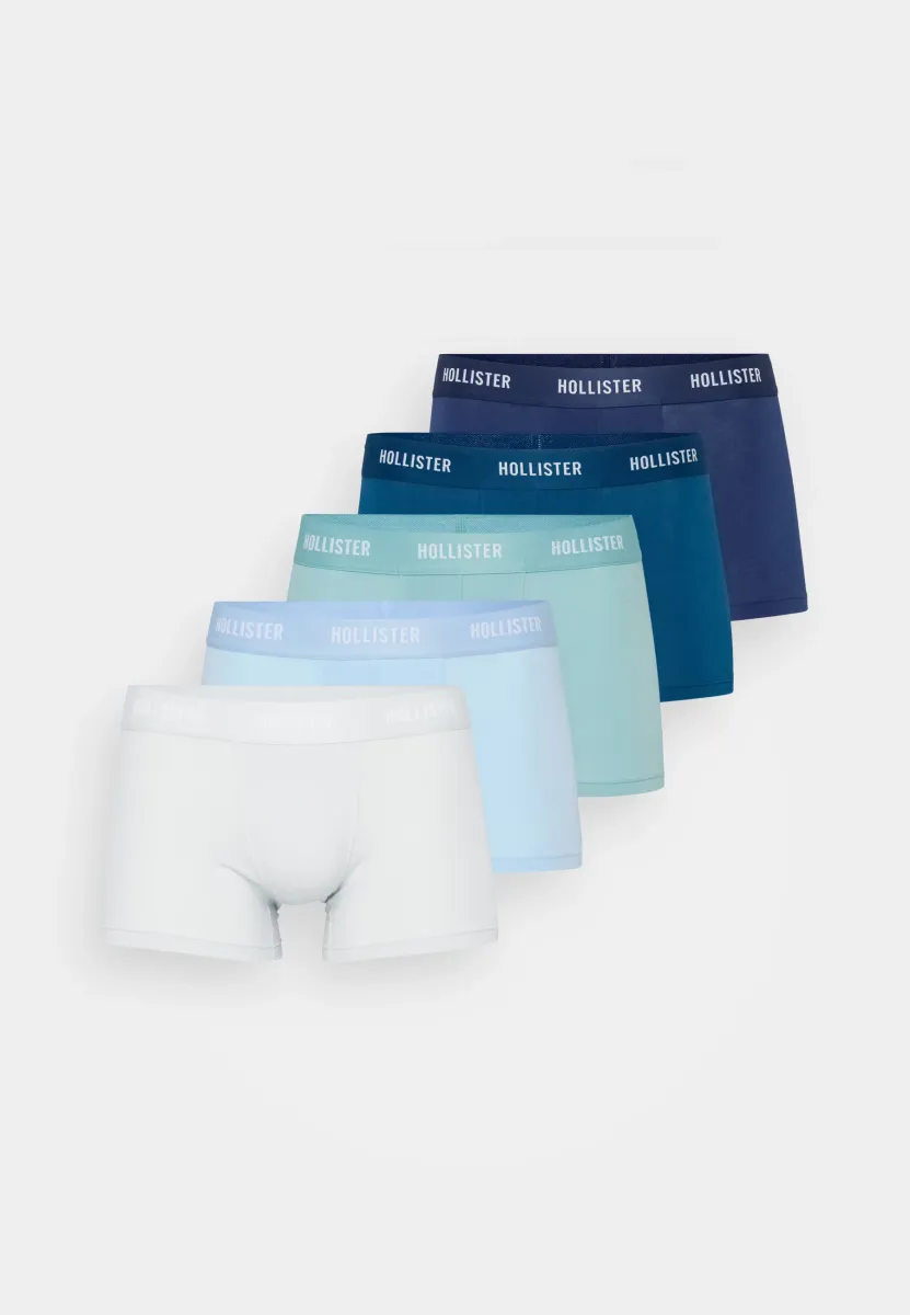 CLASSIC LENGTH SOLID 5 PACK - Boxer Briefs - dark blue/green/light blue