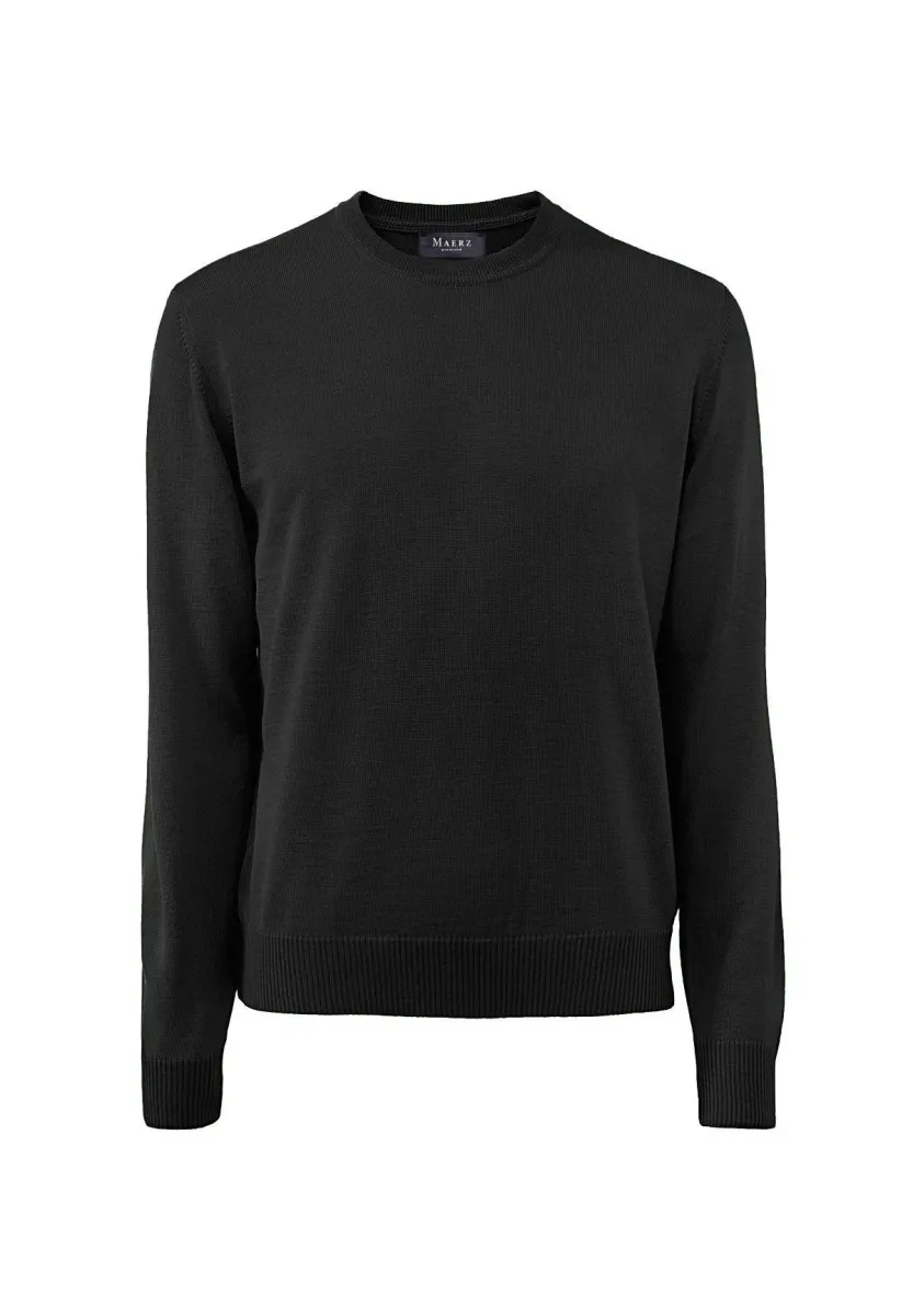 CLASSIC LINE RUNDHALS - Strickpullover - anthrazit