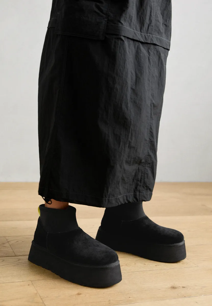 CLASSIC MINI DIPPER - Plateaustiefelette - black