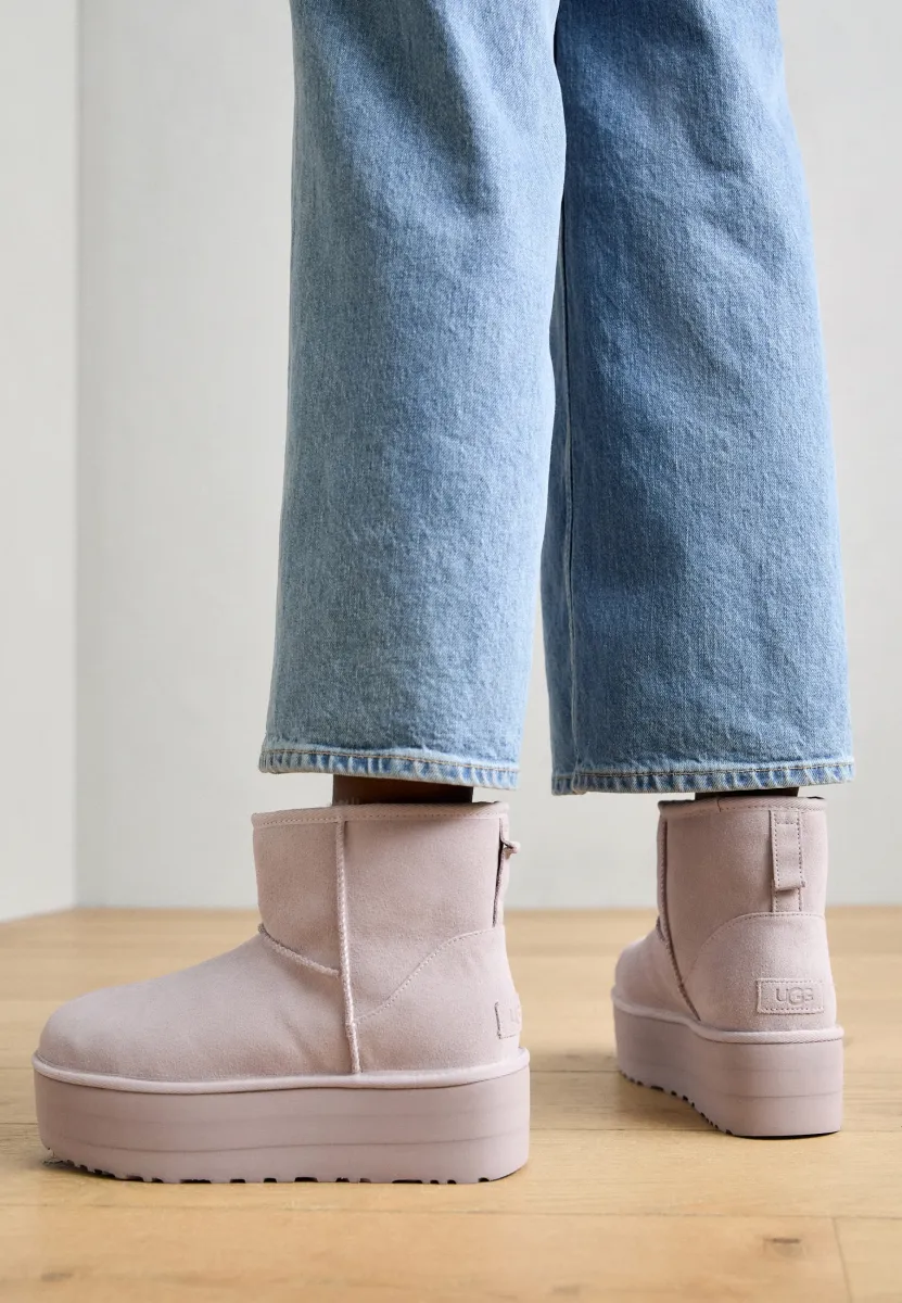 CLASSIC MINI PLATFORM - Plateaustiefelette - pale smoke