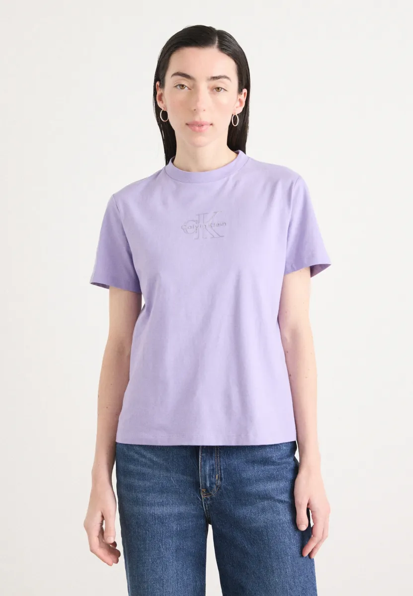 CLASSIC MONOLOGO TEE - T-Shirt print - soft lavender