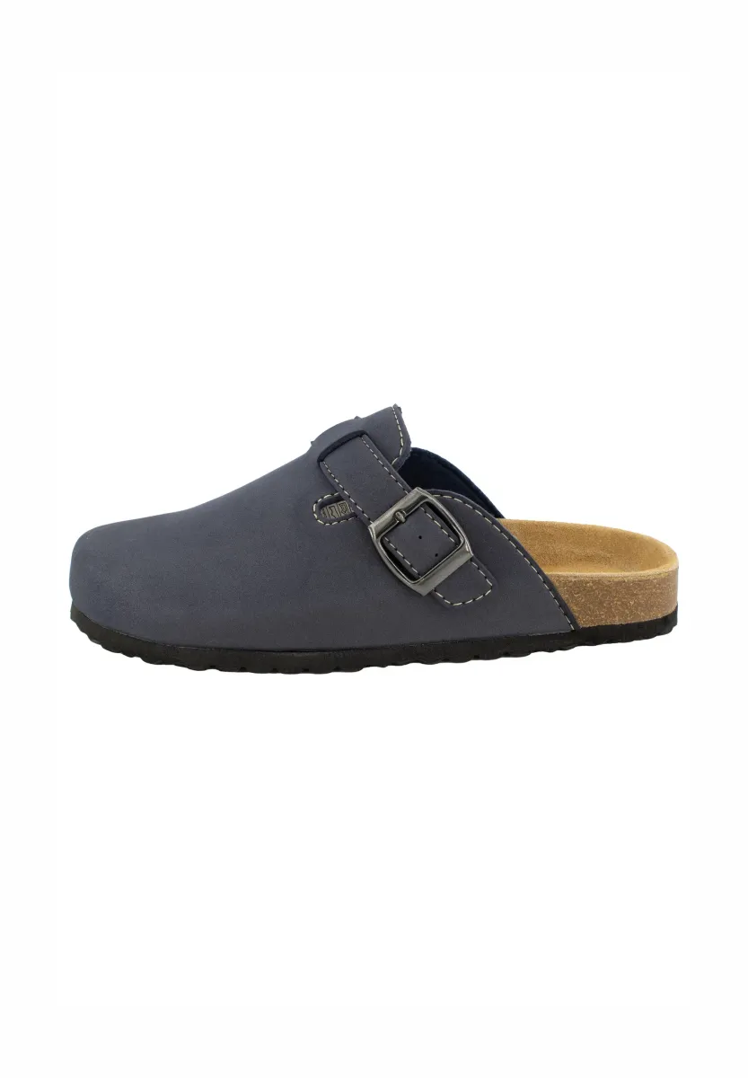CLASSIC - Pantolette flach - blau
