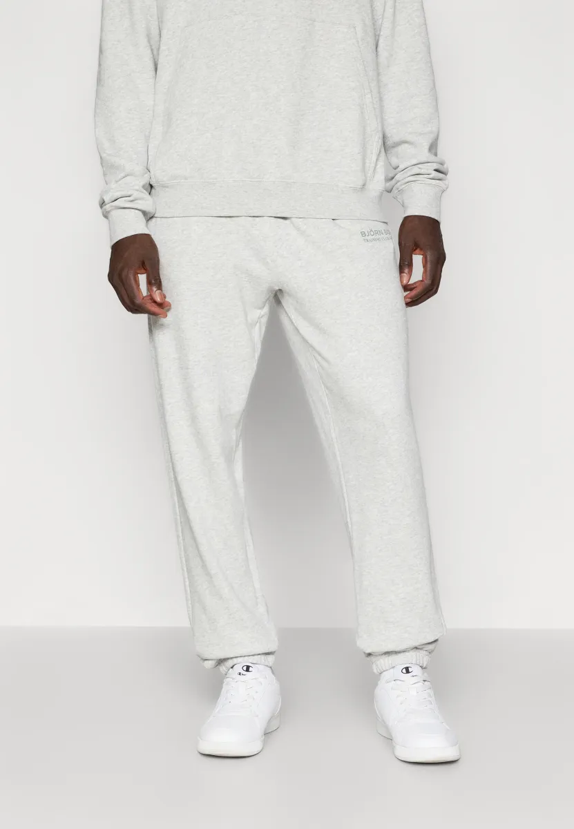 CLASSIC PRINT SWEATPANTS - Jogginghose - ultra light grey melange