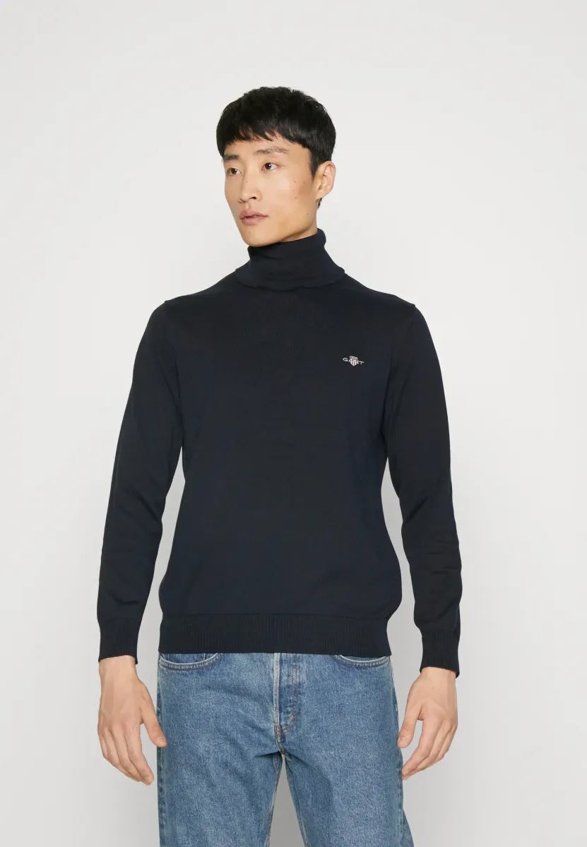 CLASSIC ROLLERNECK - Strickpullover - evening blue