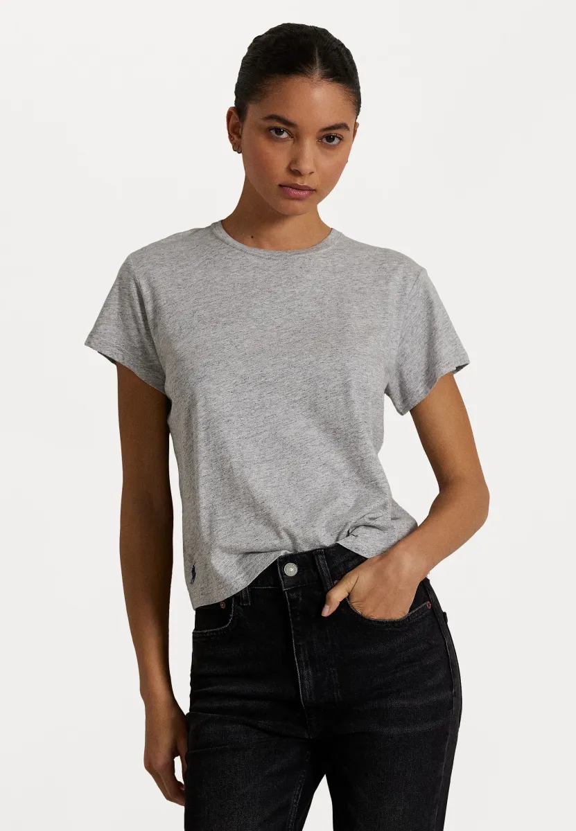CLASSIC SHRUNKEN FIT JERSEY TEE - T-Shirt basic - cobblestone heather