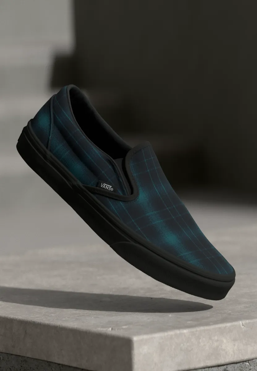 CLASSIC SLIP-ON UNISEX - Slipper - thrift store blue/black