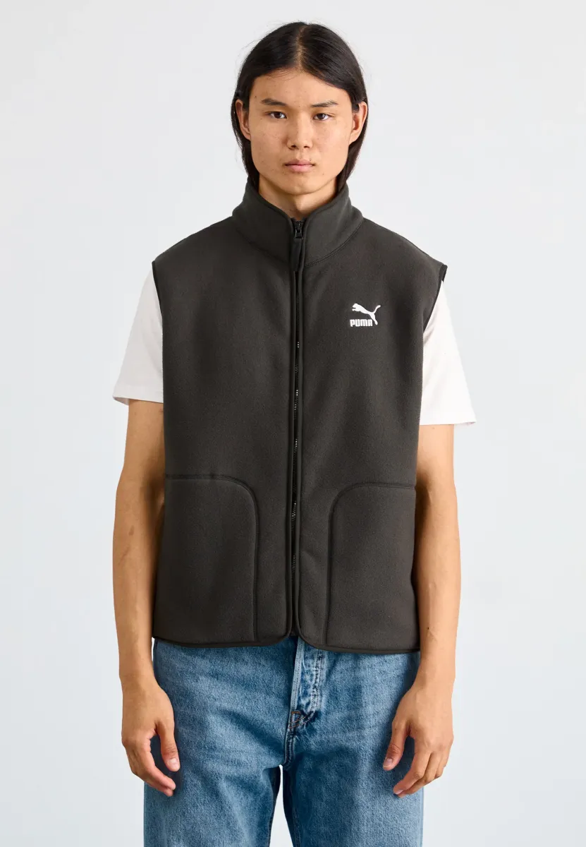 CLASSICS POLAR VEST - Weste - black
