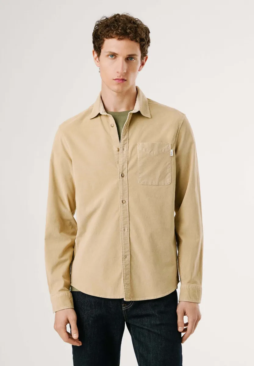 CLAYTON - Hemd - stone beige