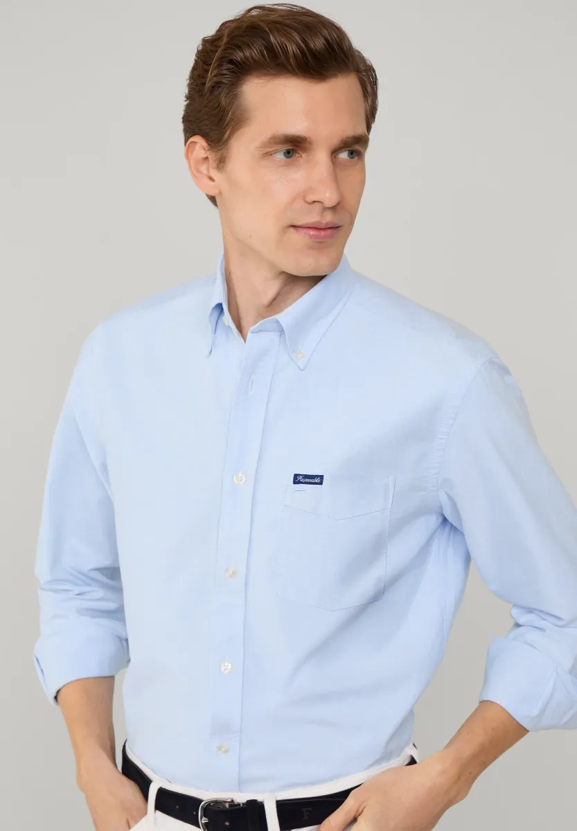 CLB BD WASH OXF - Hemd - horizon blue