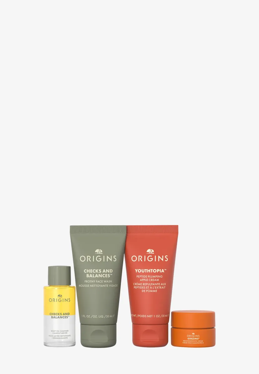 CLEANSE & GLOW ESSENTIALS OUR MOST-LOVED SKINCARE ESSENTIALS - Gesichtspflegeset