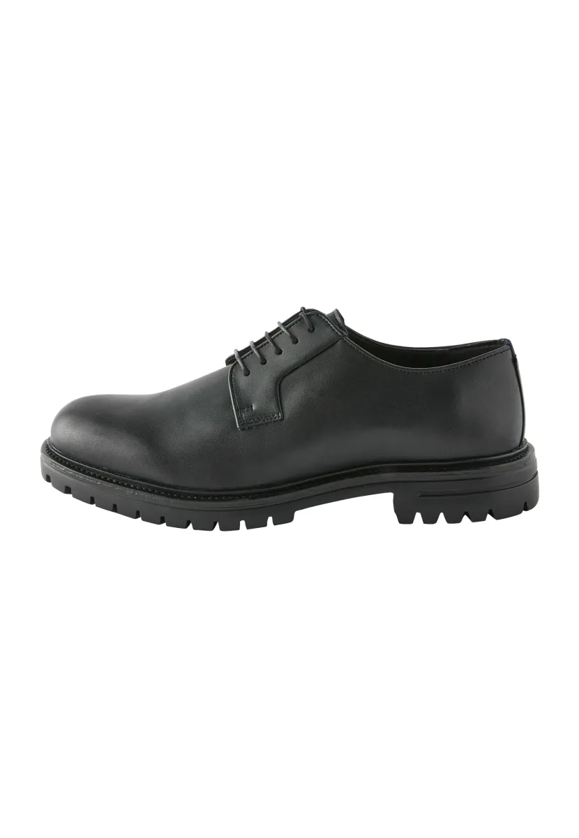 CLEATED DERBY - REGULAR FIT - Business-Schnürer - black