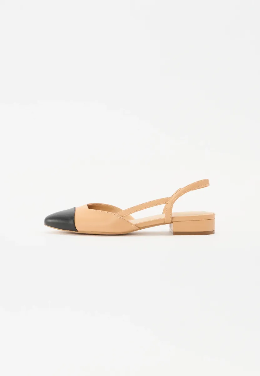 CLEMENTINNE - Klassischer Ballerina - beige/black