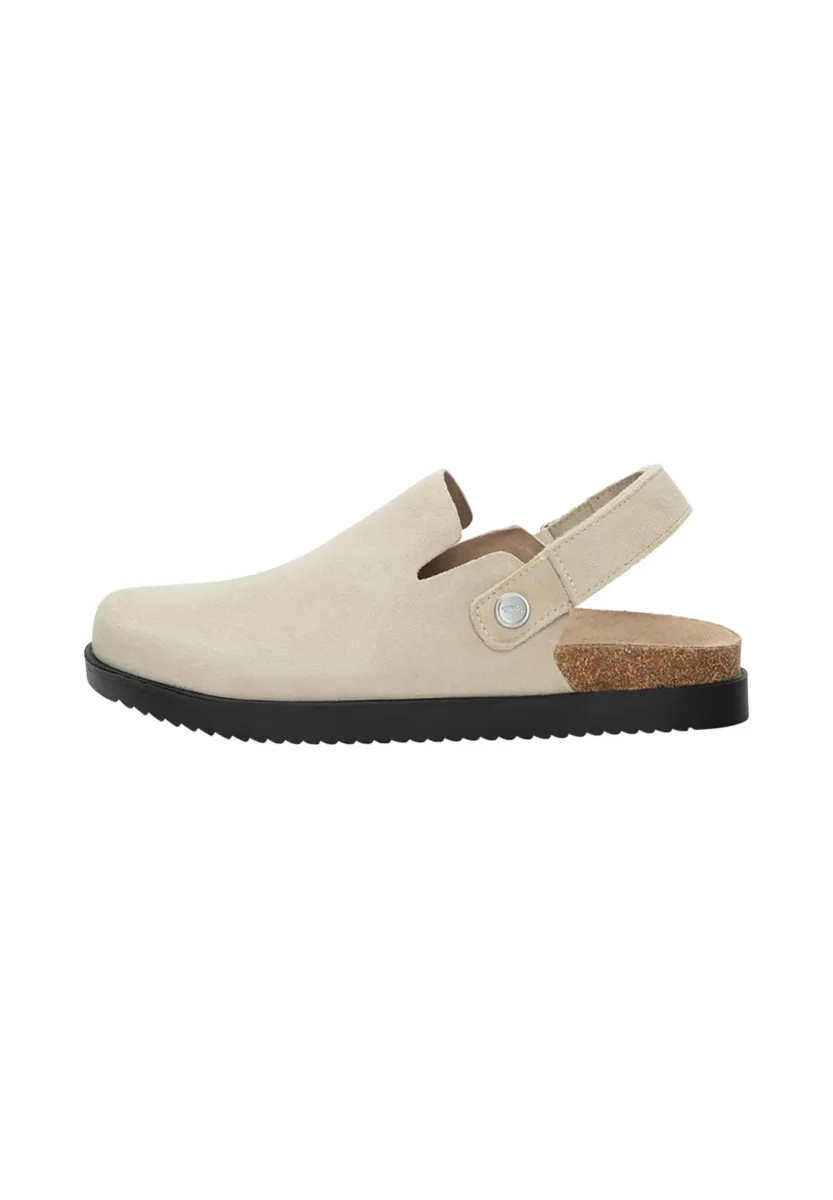 Clogs - beige