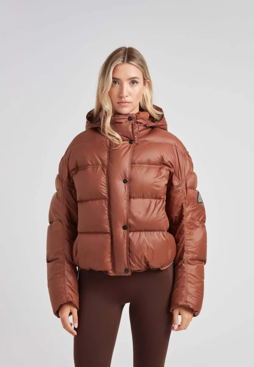 CLOUD BOSS DOWN PUFFER - Winterjacke - mocha brown