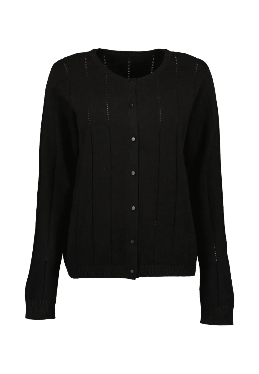 CLOUDBURST - Strickjacke - schwarz