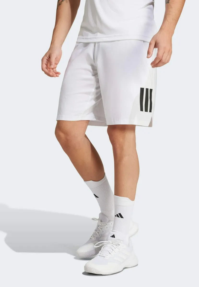 CLUB 3 STRIPES SHORT - Kurze Sporthose - white