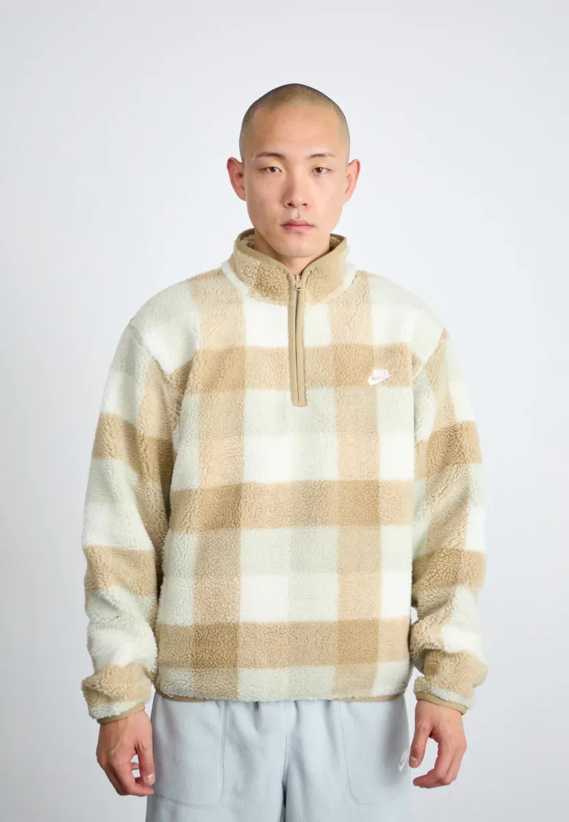 CLUB  - Fleecepullover - khaki/sail/light bone