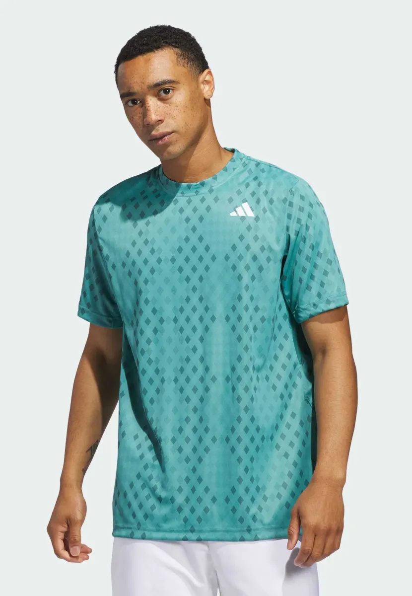 CLUB GRAPH TEE - T-Shirt print - powder teal/preloved teal