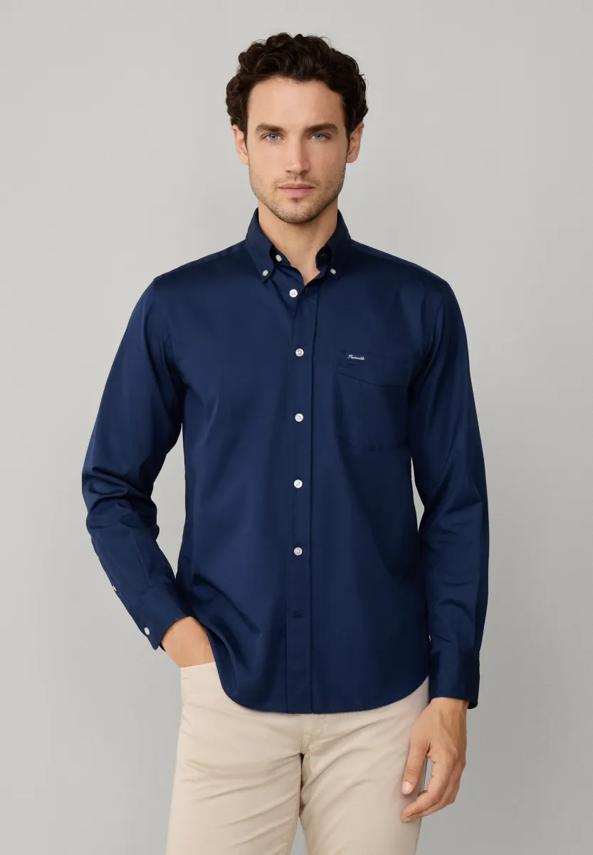 CLUB - Hemd - marine blue
