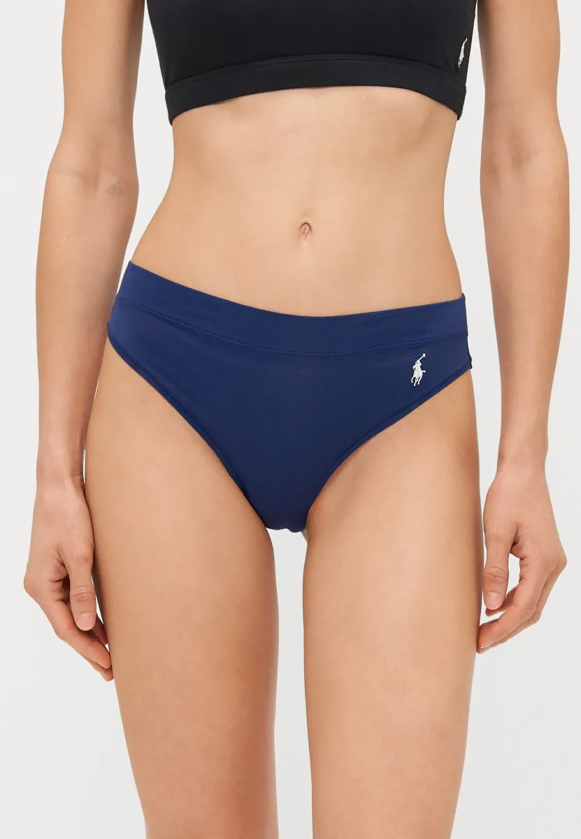 CLUB HIGH LEG BRIEF - Slip - navy