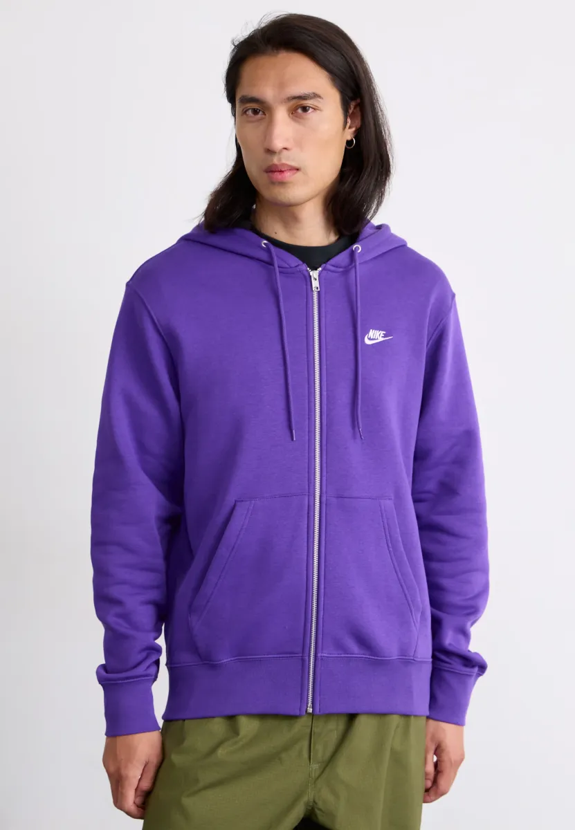 CLUB HOODIE - Sweatjacke - wild grape