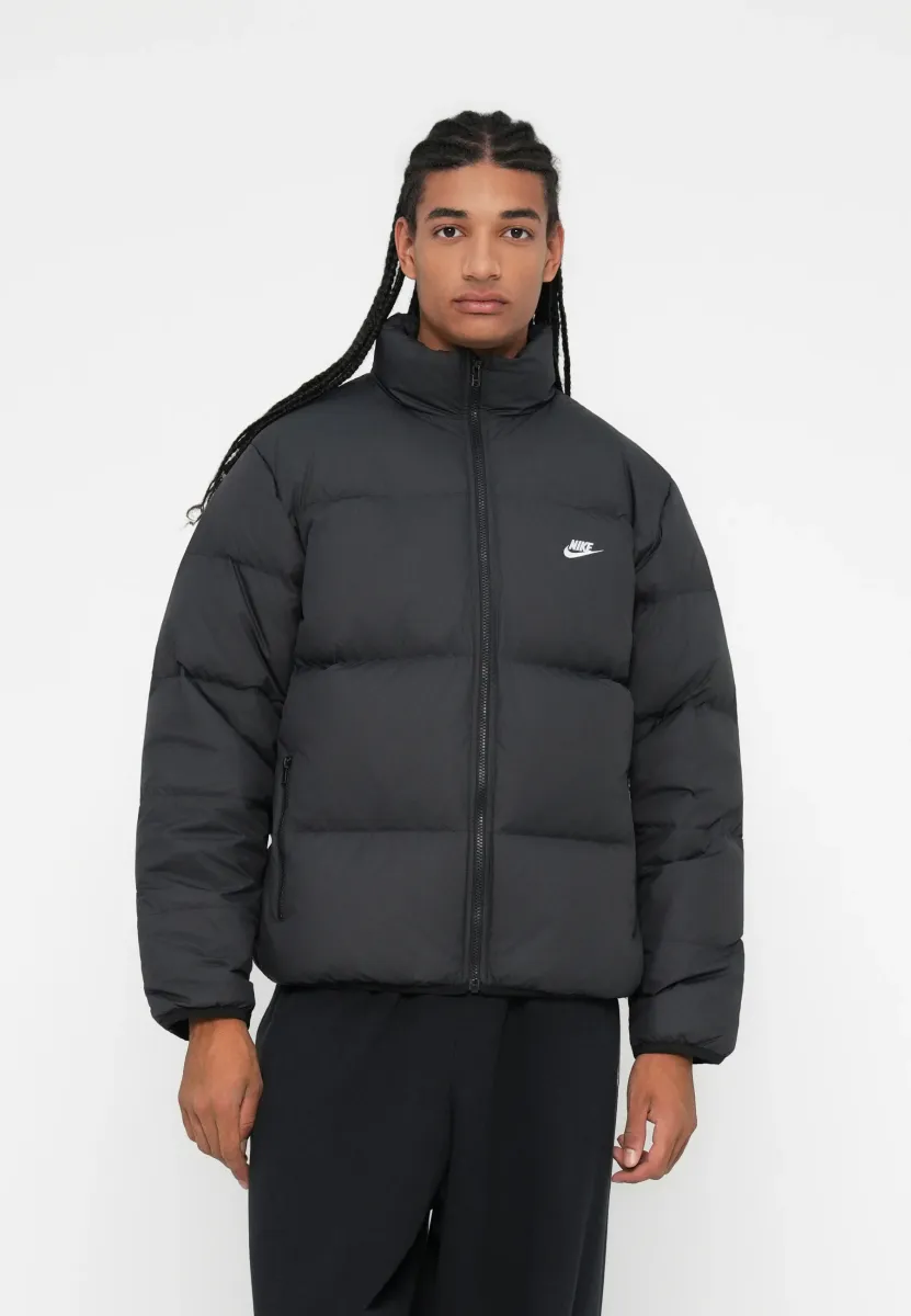 CLUB PUFFER JACKET - Daunenjacke - black/white